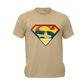 T-shirt Serbian Super - beige